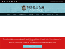Tablet Screenshot of colossalcave.com